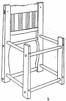 Stuhl, Rekonstruktion